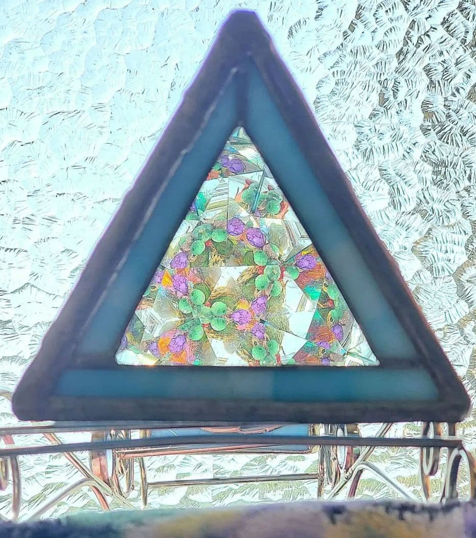 【Sankyo】ステンドグラスタイプ『オルゴール付き大型万華鏡』☆全長30cm☆