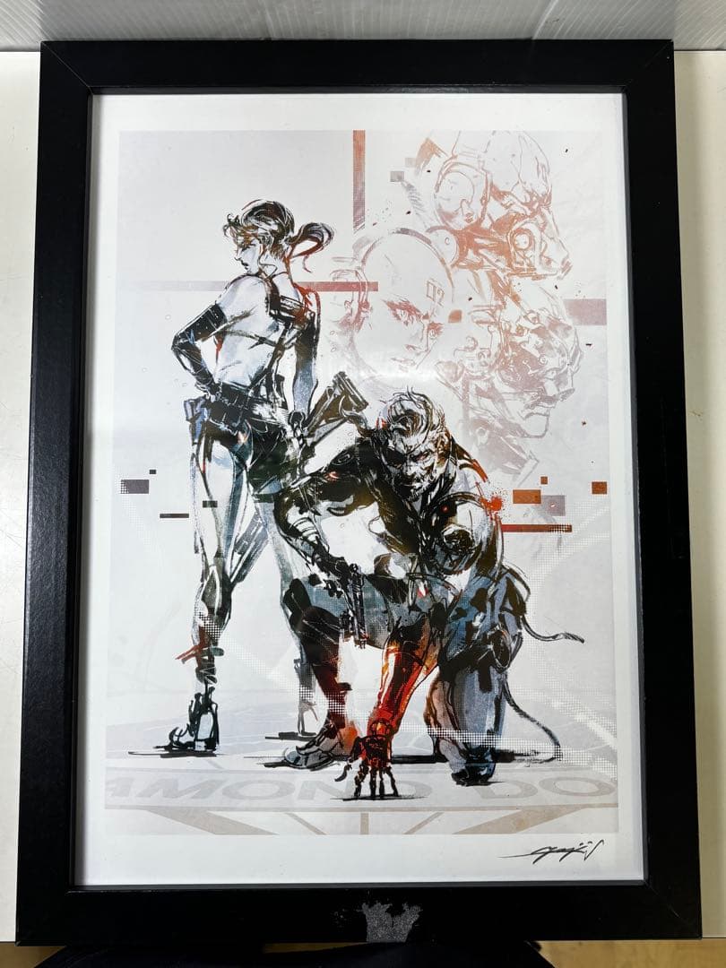 メタルギアソリッド5 ファントムペイン 一番くじ ラストワン賞 複製原画