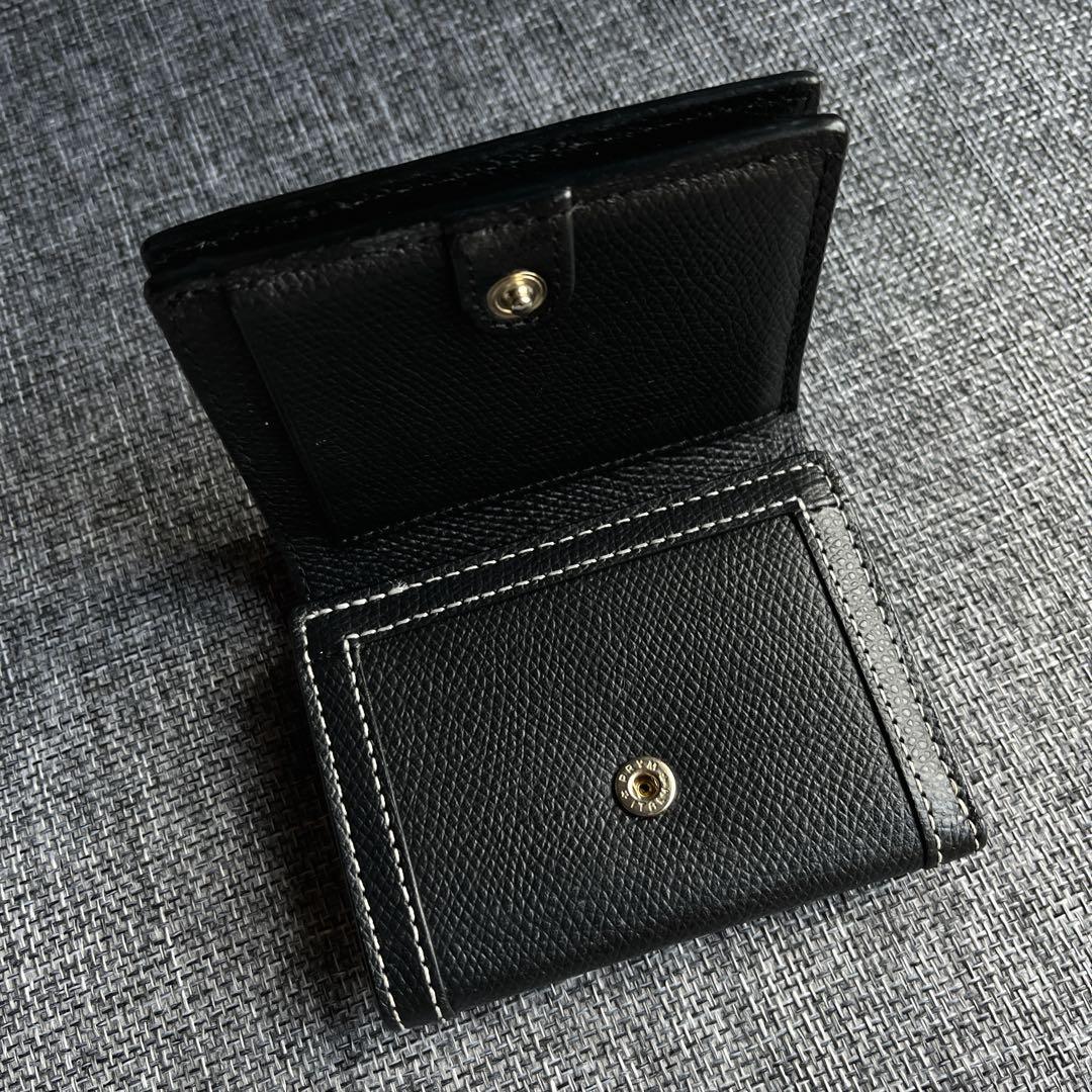 agnes b. アニエス・ベー 財布 三つ折り 黒 ブラック