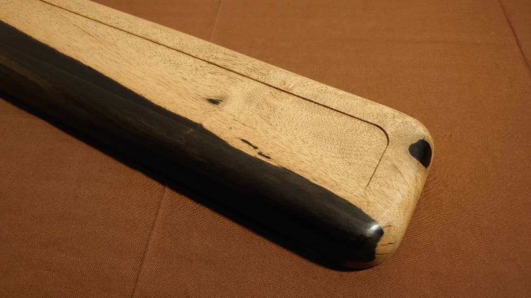 黒柿　煎茶盆　古材　銘木　茶道具　１客