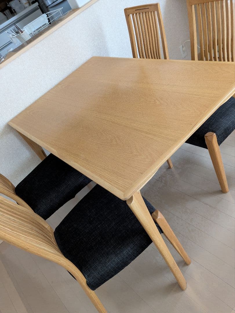 【セット購入のみ】【値下不可】BOSCO+PLUS ダイニングセット テーブル