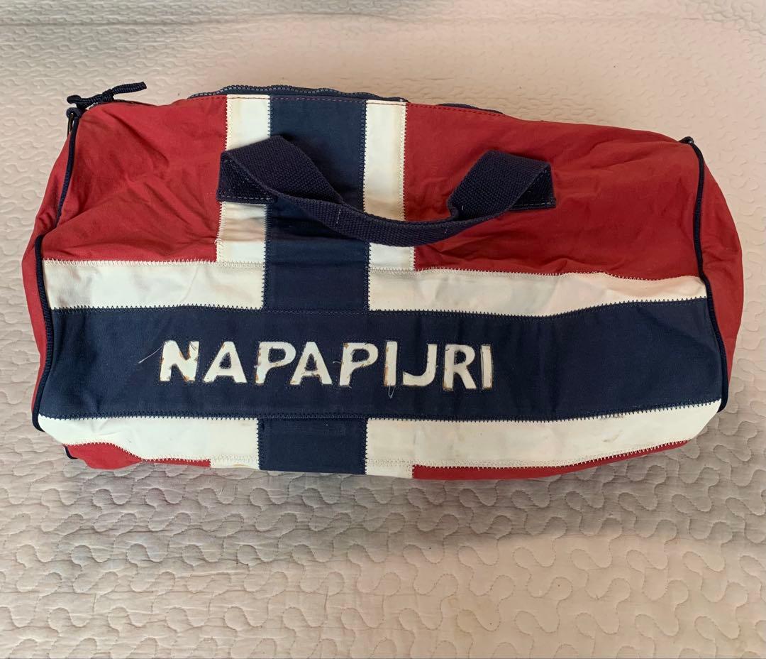 NAPAPIJRI ノルウェー国旗 ボストンバッグ