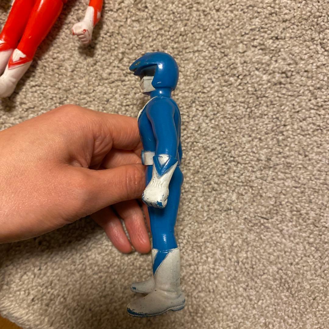 太陽戦隊サンバルカン　ソフビ　ポピー　当時物　年代物