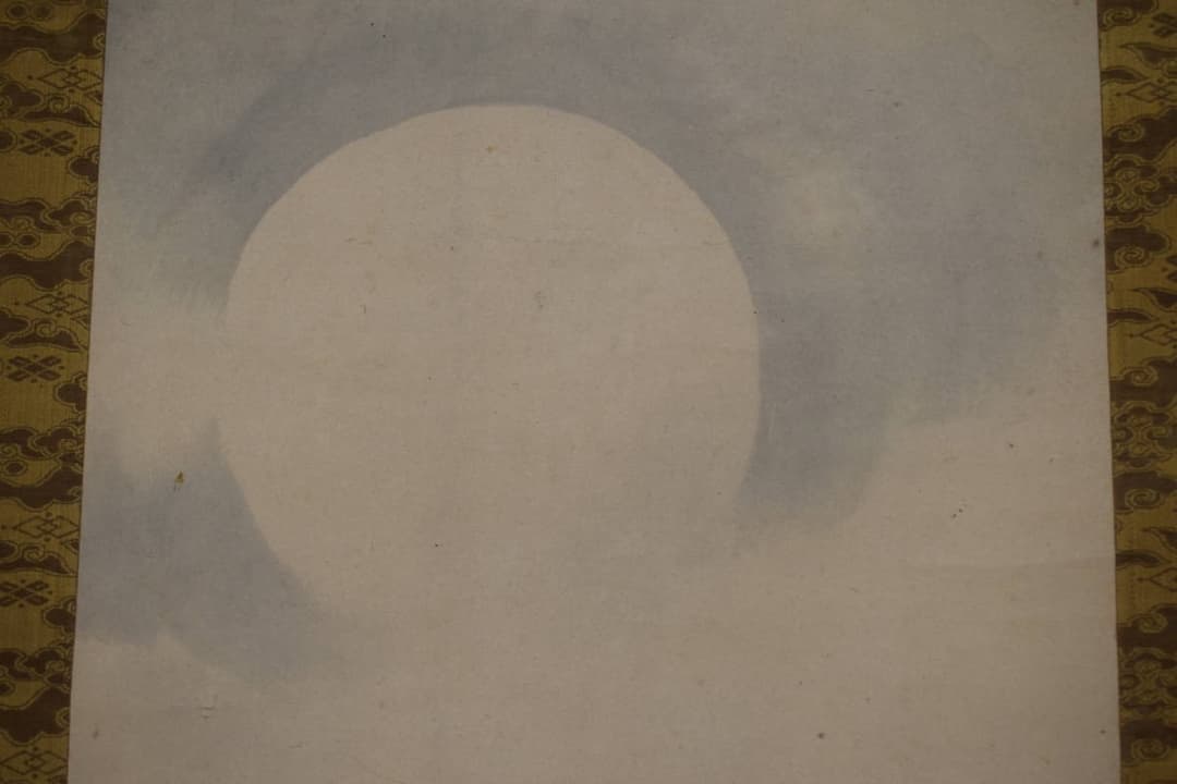 【真作】塩川文麟/月下秋草図/掛軸☆宝船☆Y-447　JM