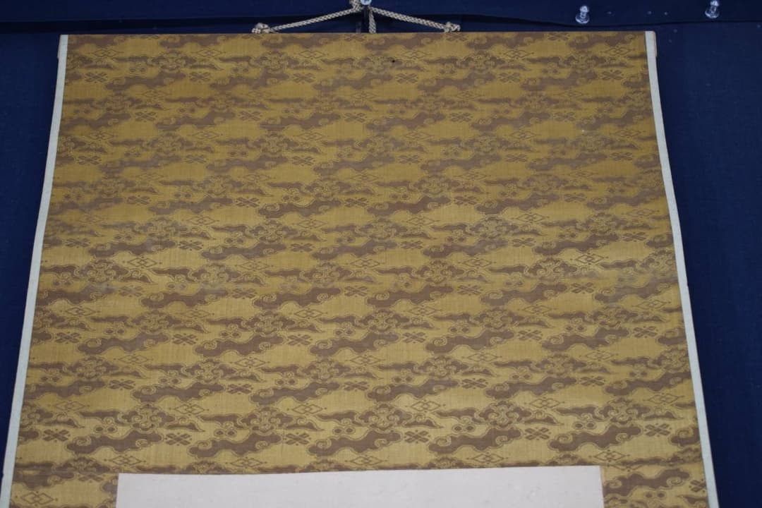 【真作】塩川文麟/月下秋草図/掛軸☆宝船☆Y-447　JM