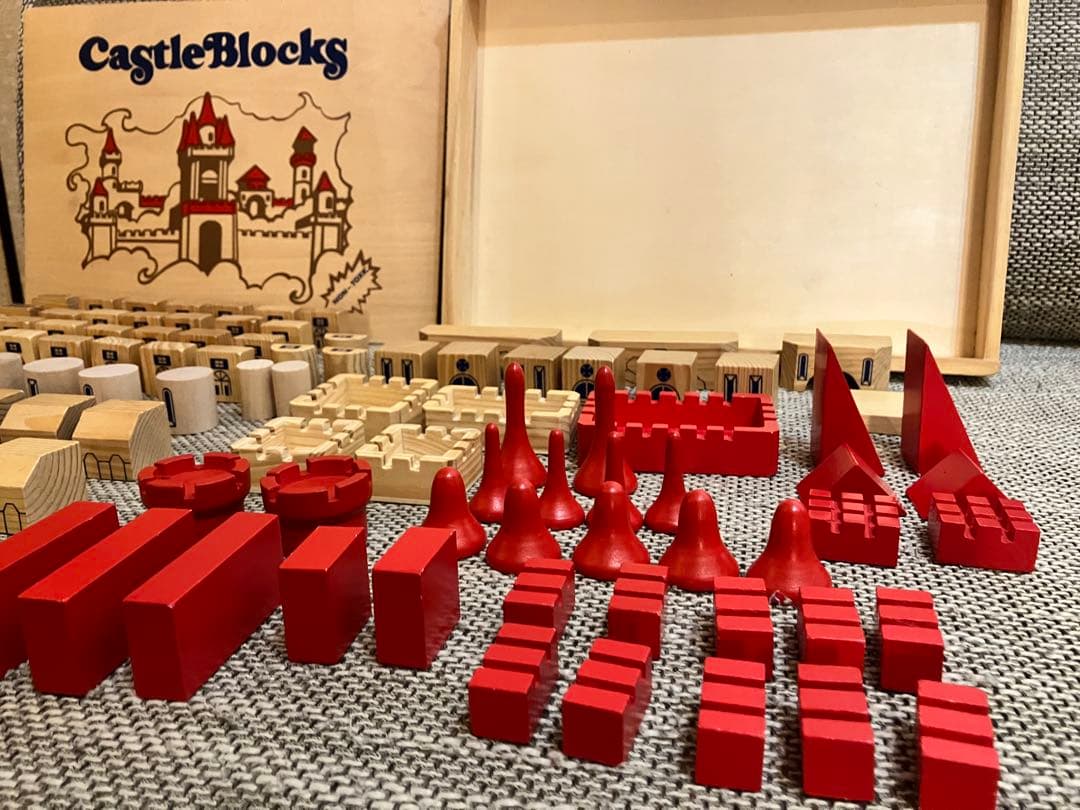 MILAN ミラン　キャッスルブロック お城 積み木 レア品 108ピース