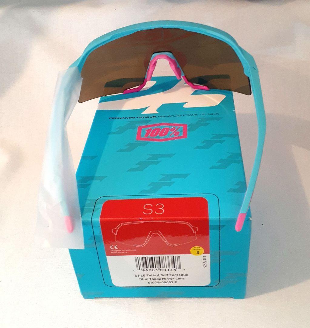 最新作 100% S3 タティス 2025 ワンハンドレッド サングラス