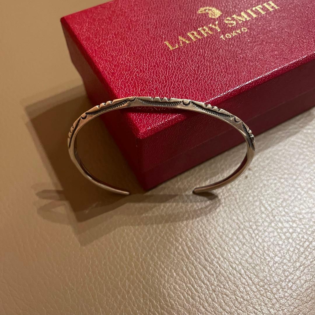 ラリースミス EXTRA THIN TRIANGLE BANGLE 3POINT