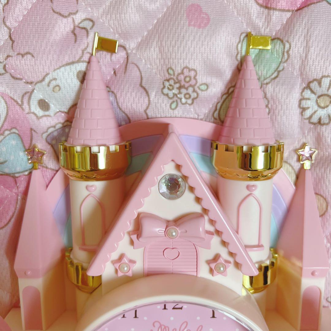 24時間限定お値下げ【レア】マイメロ　お城型　チェスト付きクロック　置き時計