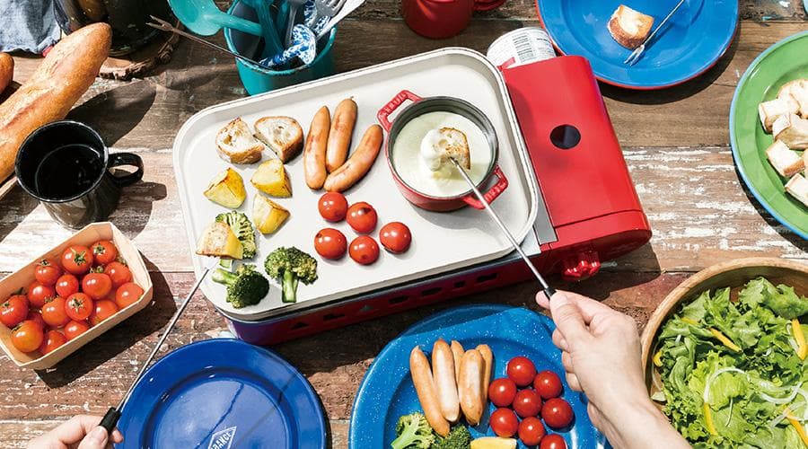 新品 アラジン SAG-RS21B ポータブル ガス ホットプレート 赤 ③