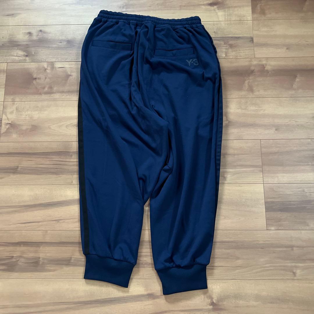Y-3 サルエルパンツ　スリーストライプス　ネイビー