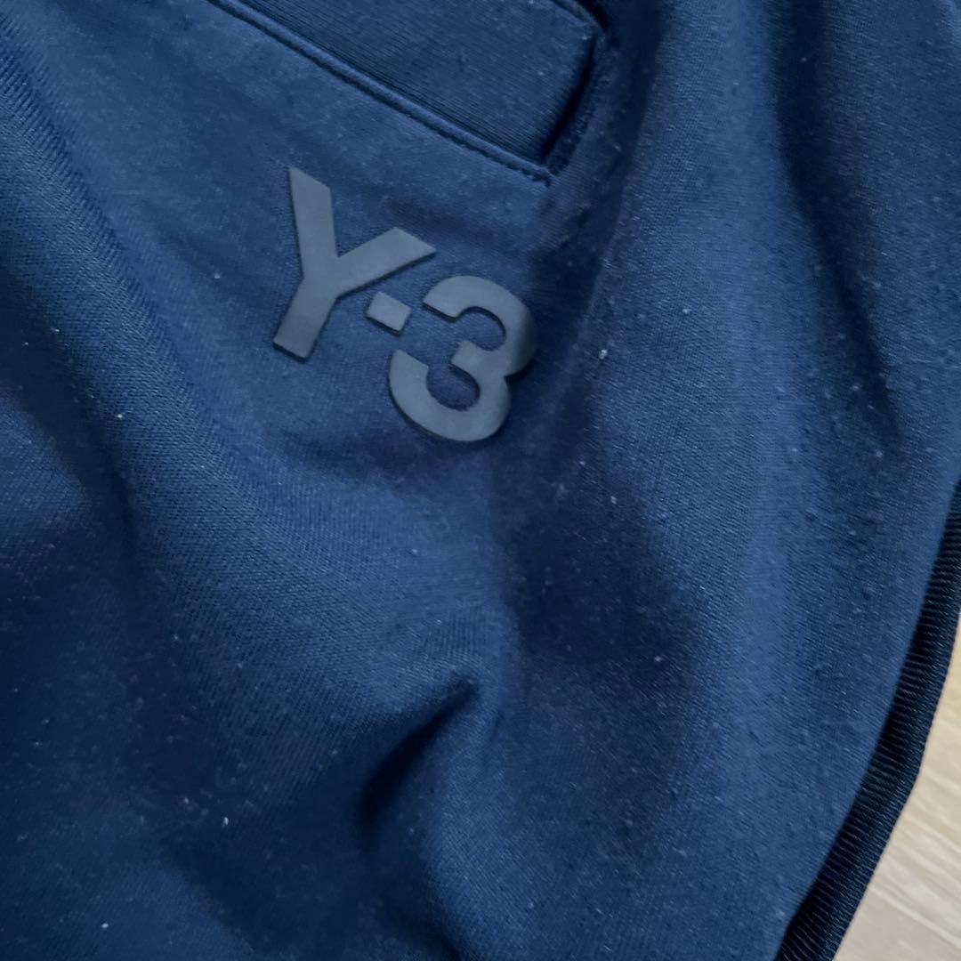 Y-3 サルエルパンツ　スリーストライプス　ネイビー
