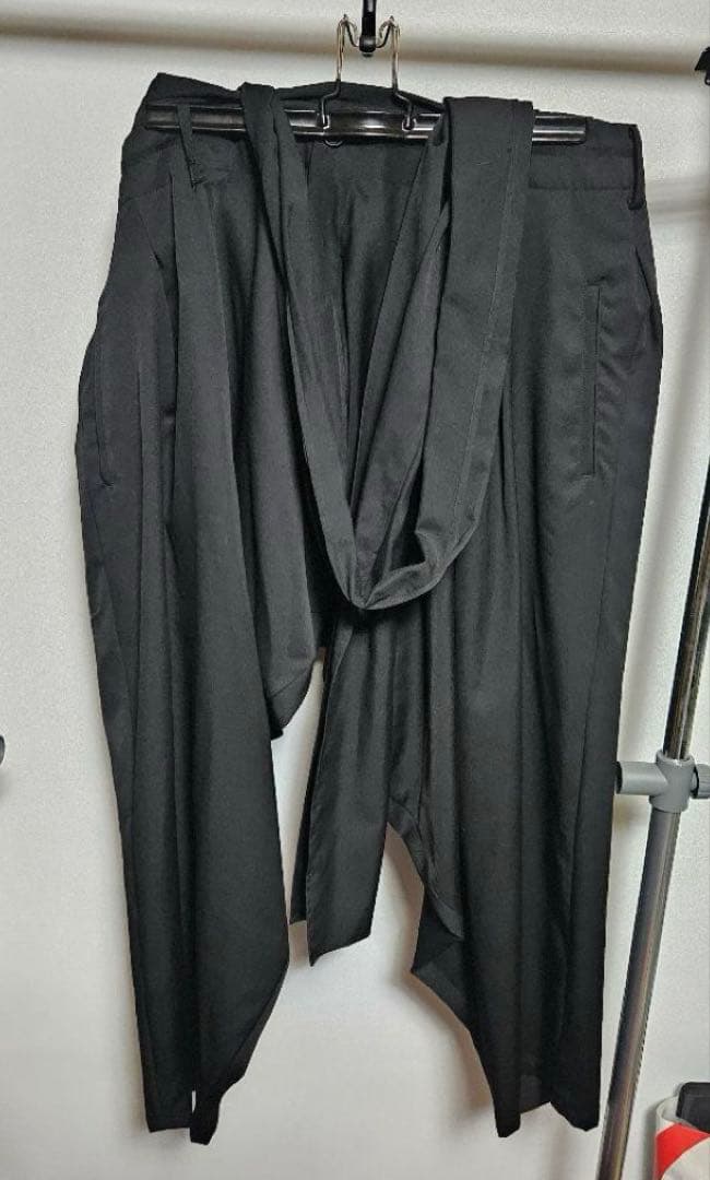 yohji yamamoto pour homme 腰巻ドレープパンツ