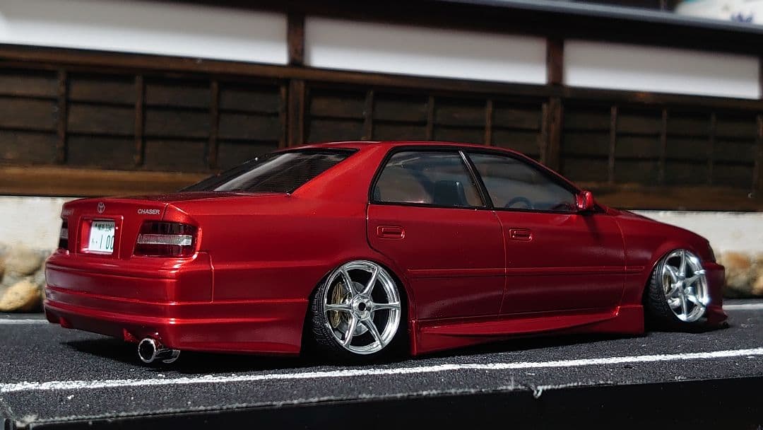 1/24 アオシマ ブリッツ チェイサー 神奈川仕様 完成品