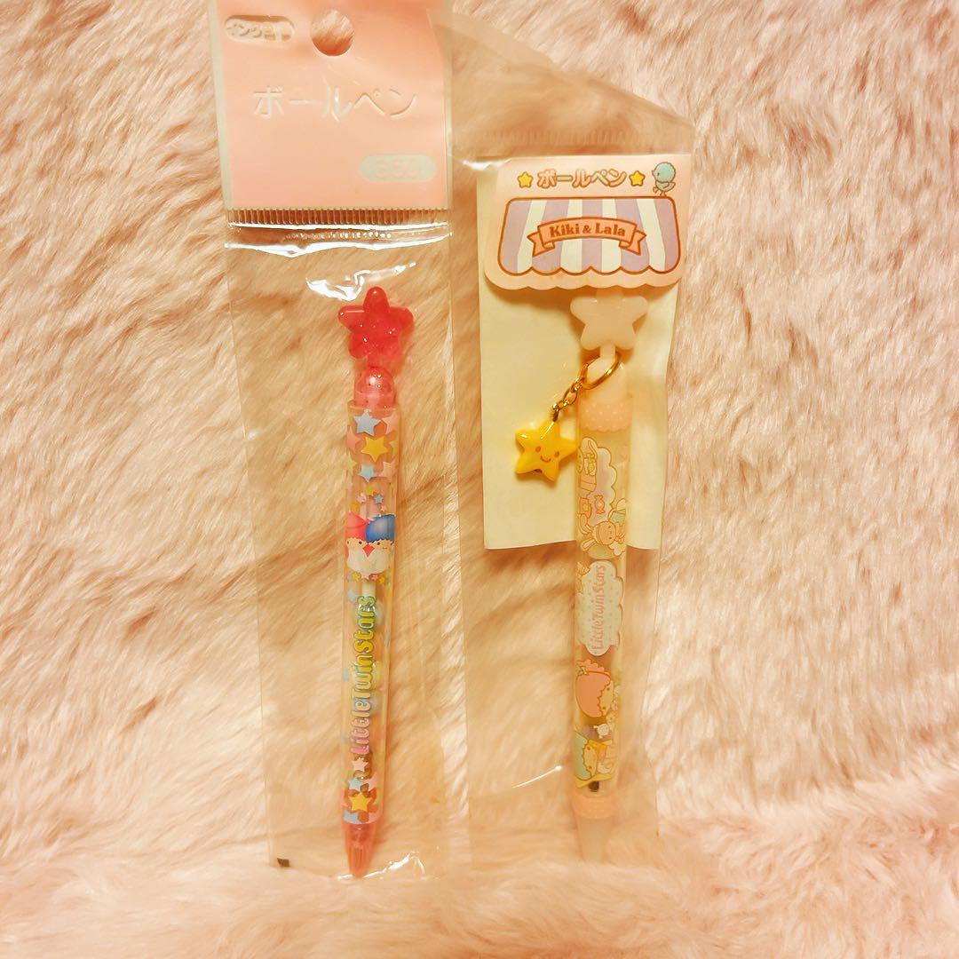 希少レア　リトルツインスターズ　ボールペンセット　平成レトロ　サンリオ