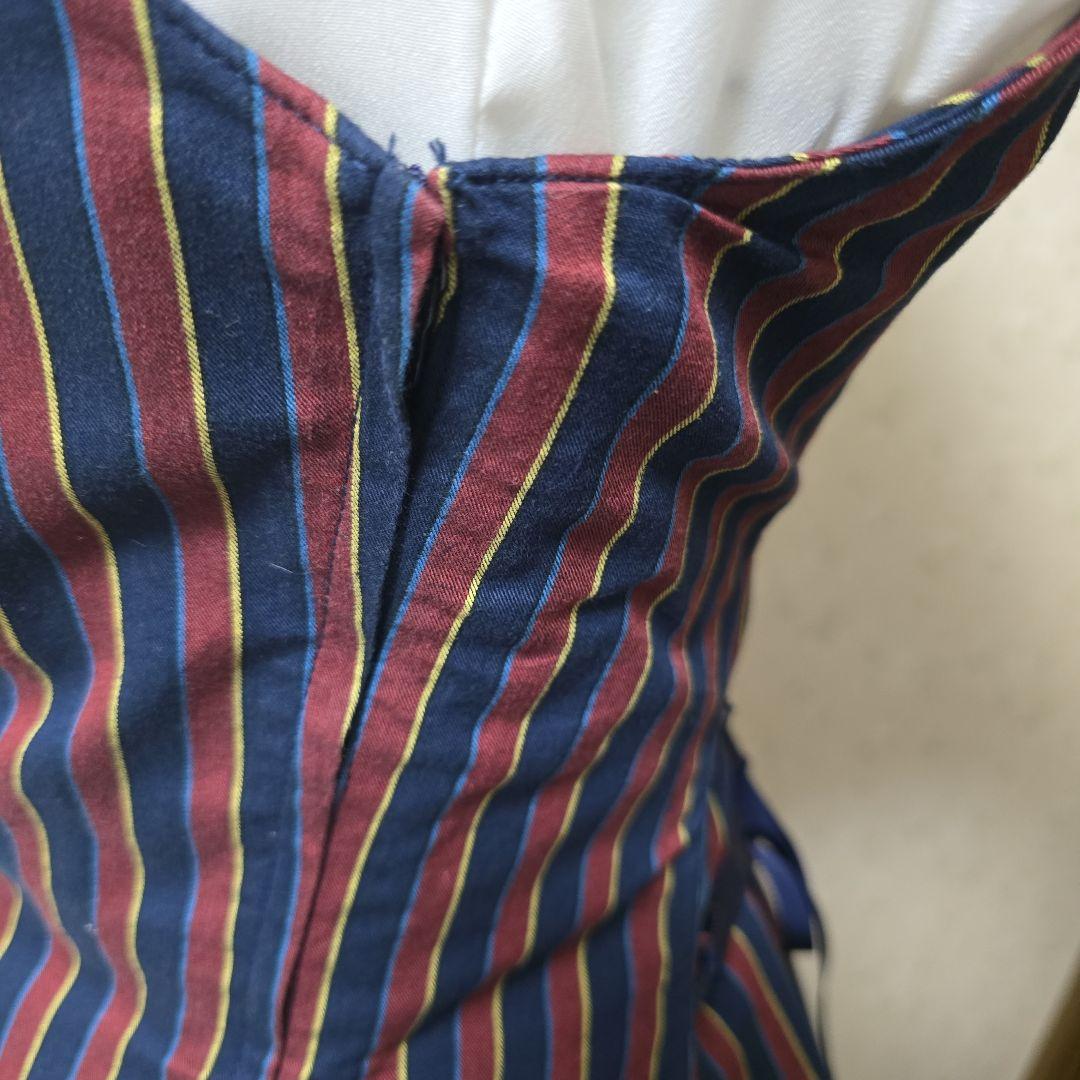 レジメンタルストライプJSK