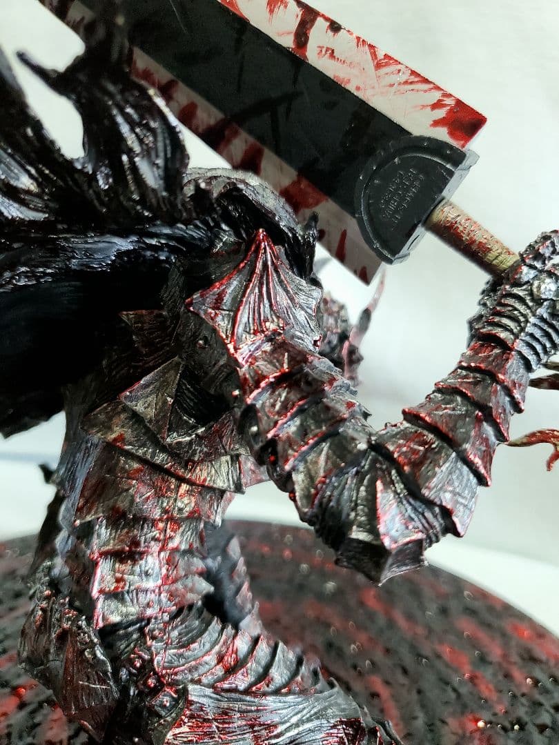 リペイント ベルセルク一番くじ A賞B賞 ガッツ フィギュア 赤渦台座 箱付き