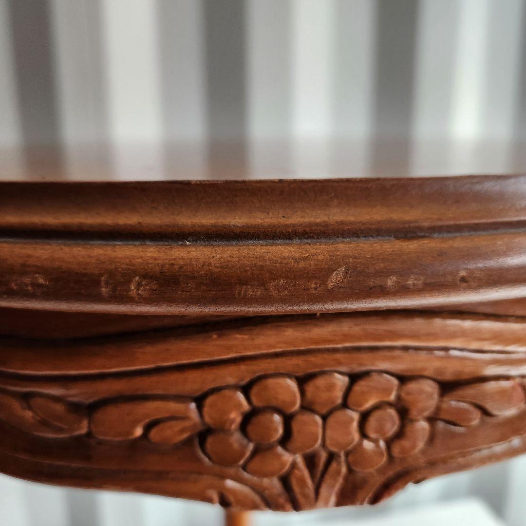 希少　アンティーク　猫脚　コンソールテーブル　サイドテーブル　花台