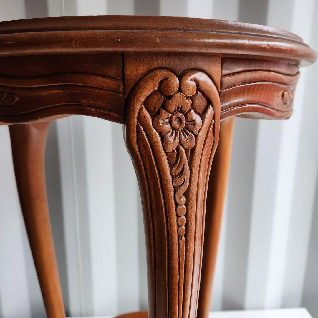 希少　アンティーク　猫脚　コンソールテーブル　サイドテーブル　花台