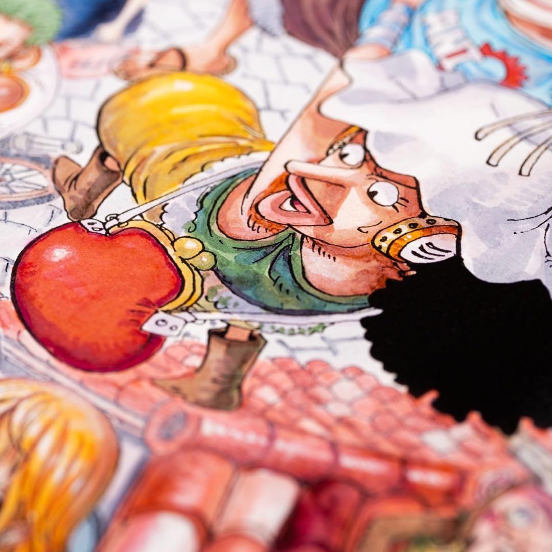 ワンピース　サイン入り複製原画　マンガアート