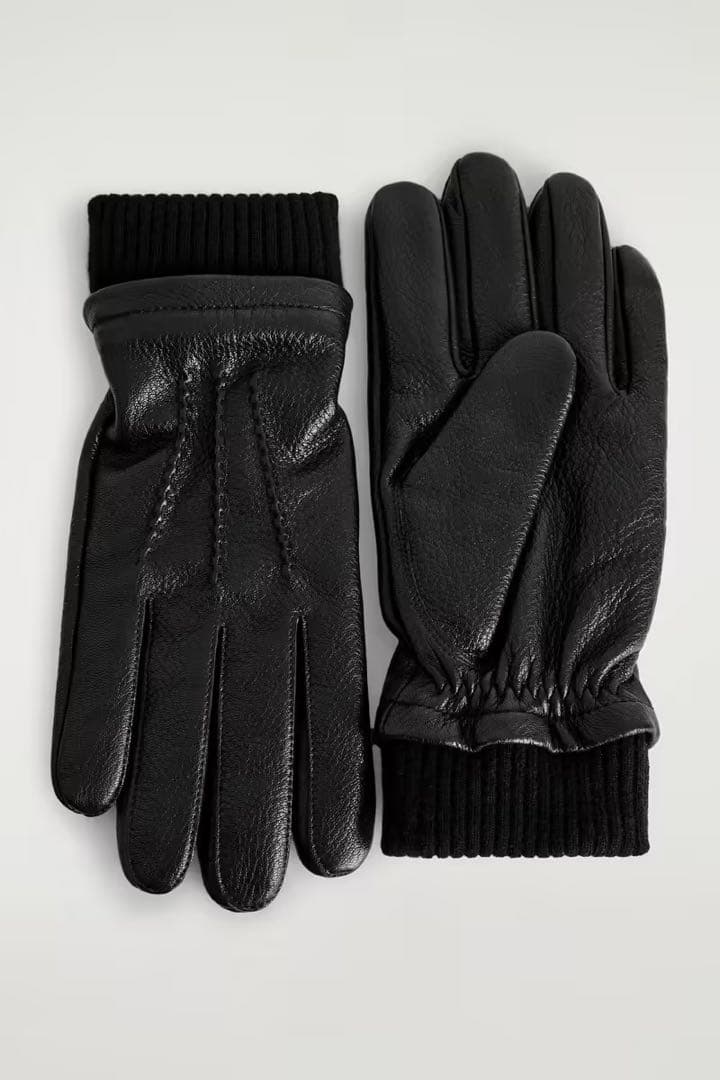 【破格！】COS CASHMERE-LINED LEATHER GLOVES