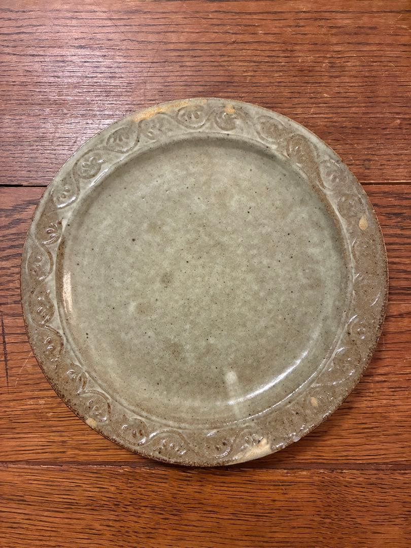 武内真木　倉敷堤窯　皿　プレート　25cm