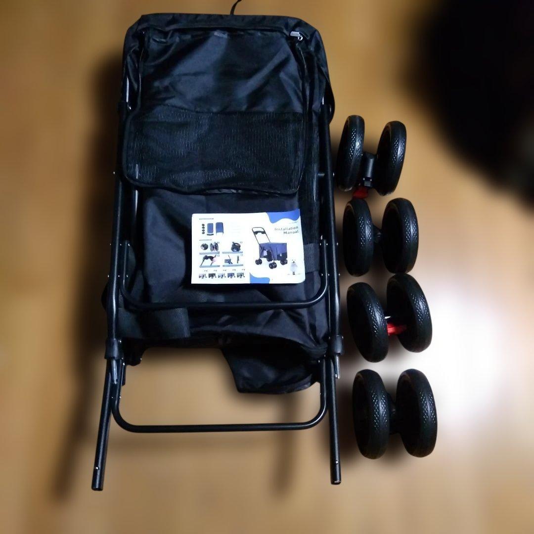 ✨新品✨ペットカート 中型犬 小型犬 バギー 折り畳み 多頭 コンパクト 軽量