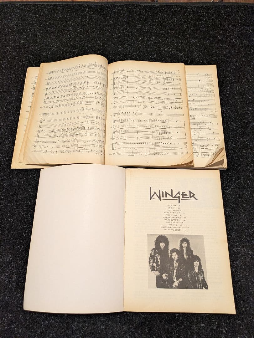 ホワイトライオン　ウインガー　バンドスコア　初版　3 冊セット