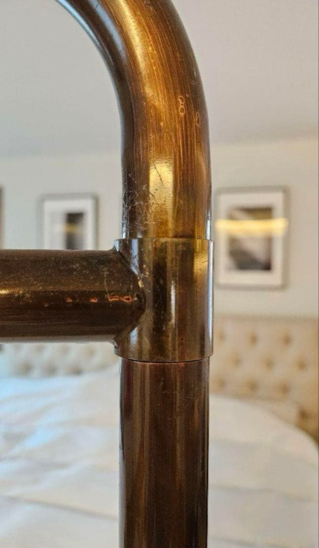 アンティークのブロンズスチールラック　2点セット　ヴィンテージ