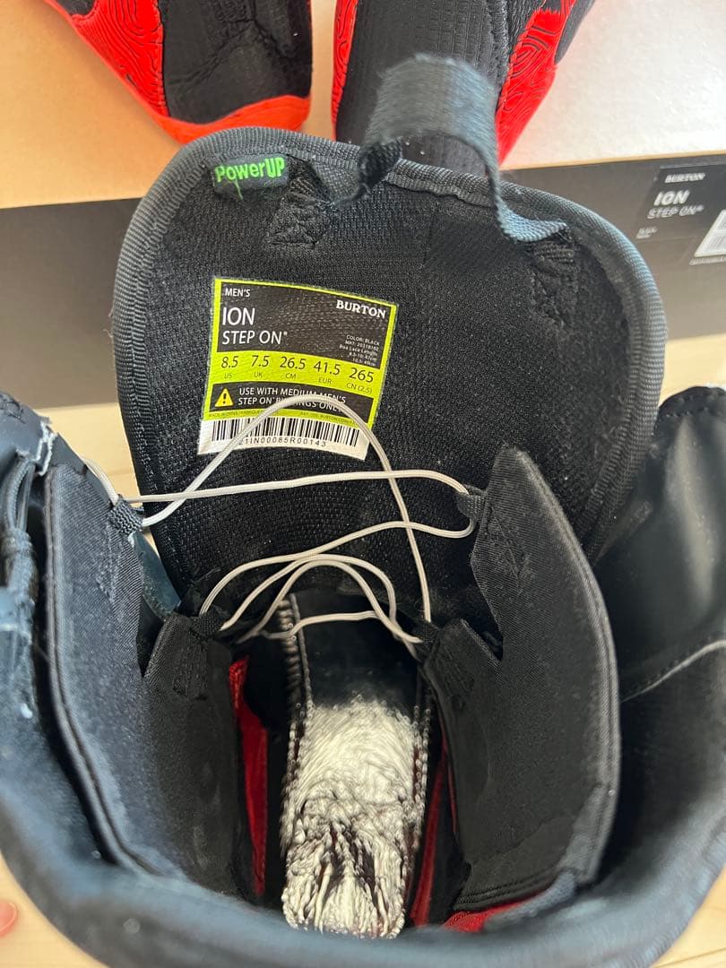 Burton Ion ステップオン　スノーボードブーツ 26.5㎝　メンズ　黒
