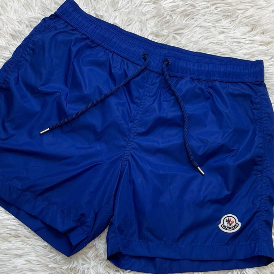 モンクレール メンズ 水着 スイムショーツ ショートパンツ Sサイズ ネイビー