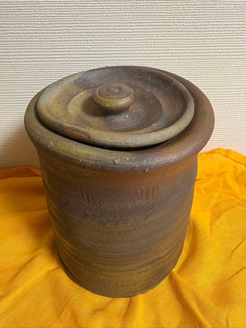 金重陶陽　備前　水指