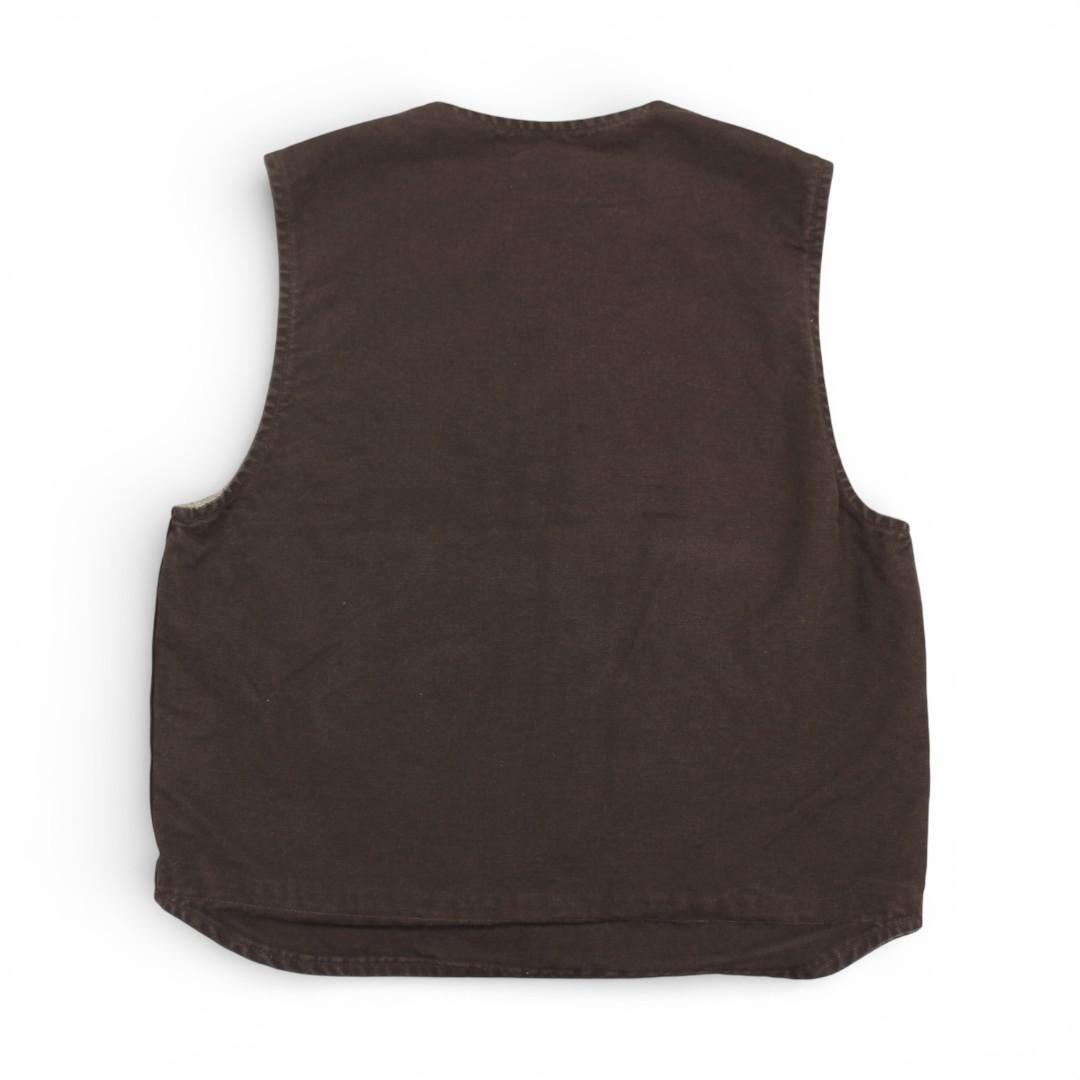 古着 Carhartt カーハート ダックベスト 裏地ボア tch528