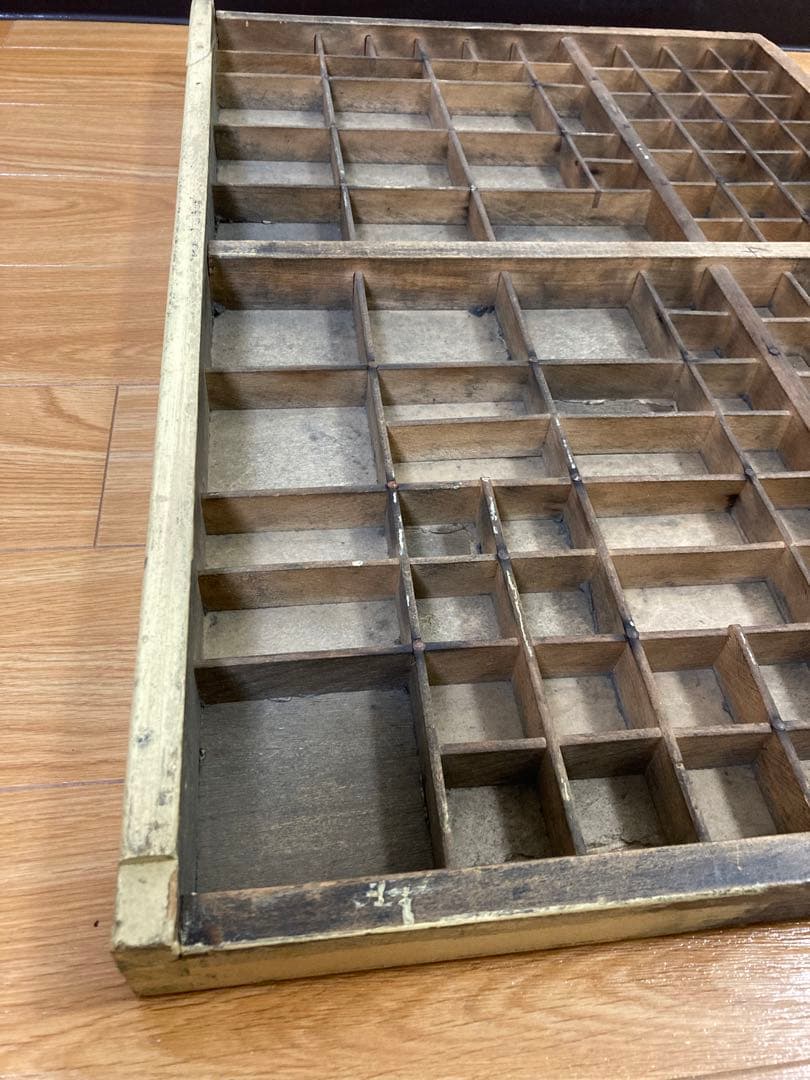 フランス製アンティーク活字トレー