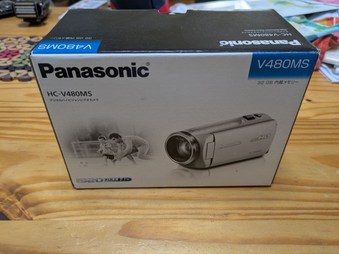 【極美品】Panasonic HC-V480MS-K ビデオカメラ ブラック