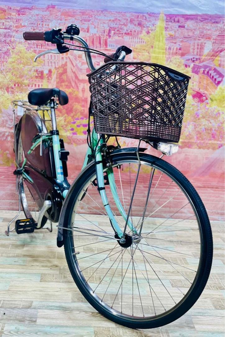 K2904 電動自転車パナソニック ママチャリ26インチ 8Ah 送料無料