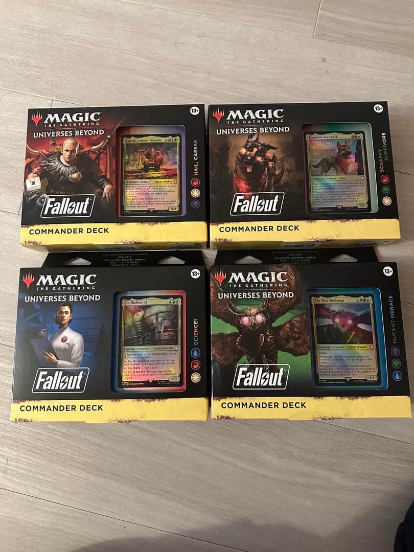 MTG 統率者デッキ Fallout フォールアウト 英語版　　4種セット