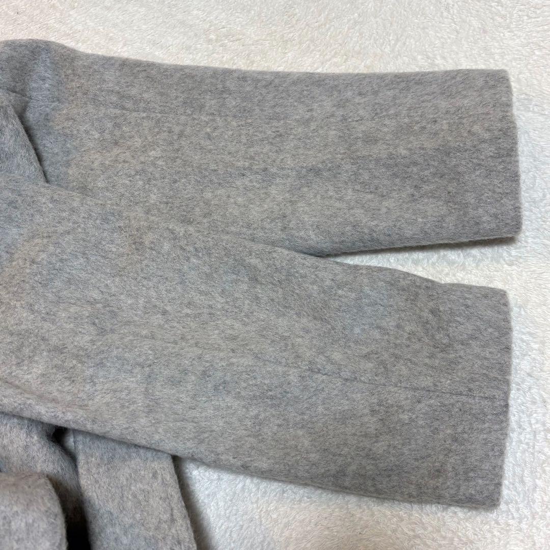 【タグ付新品】フレッドペリー ウールモッサ ベルト付きチェスターコート グレー