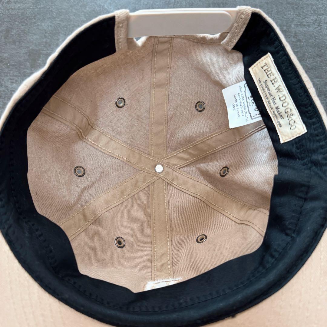 【美品】THE H.W DOG&CO. 6P OG CAP beige