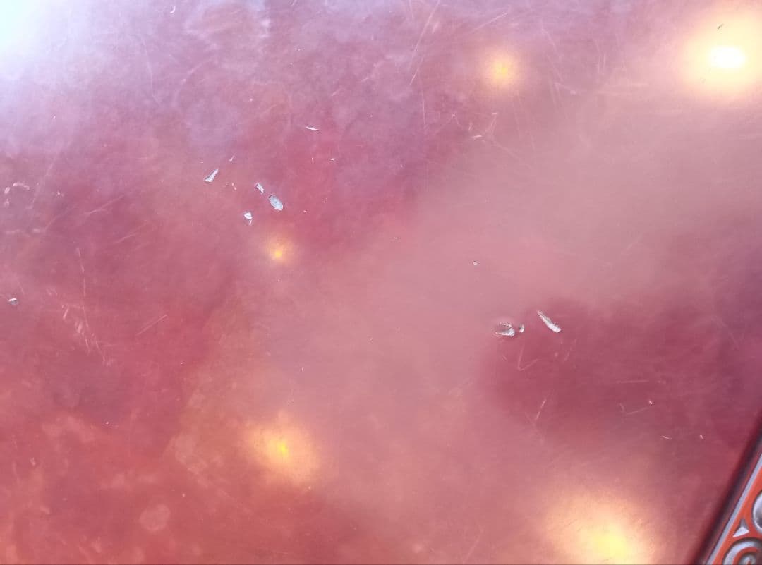 堆朱　座卓 約97cm✕ 74cm✕32.5cm　木製　アンティーク　脚取り外し