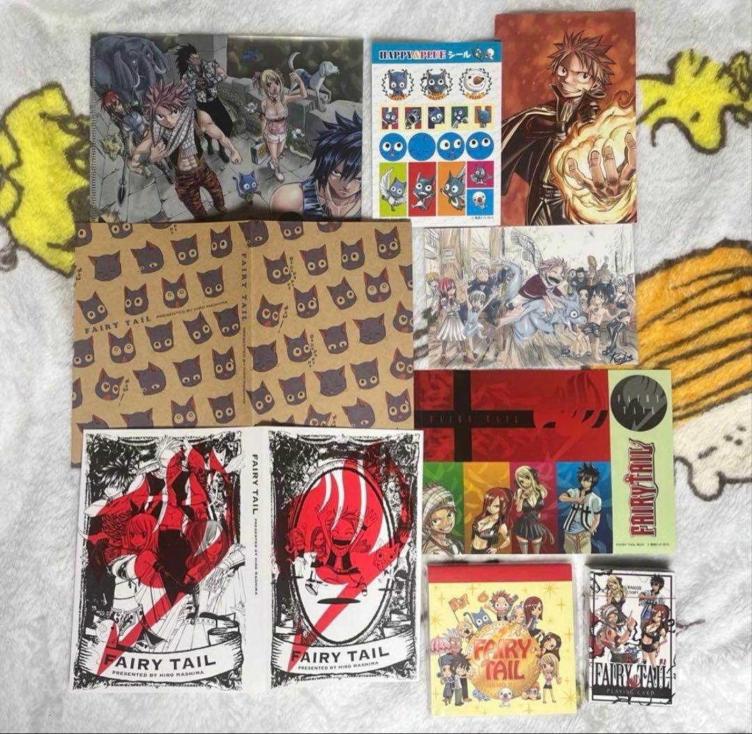 アニメ　FAIRYTAIL フェアリーテイル　グッズ　トランプ　シール　まとめ