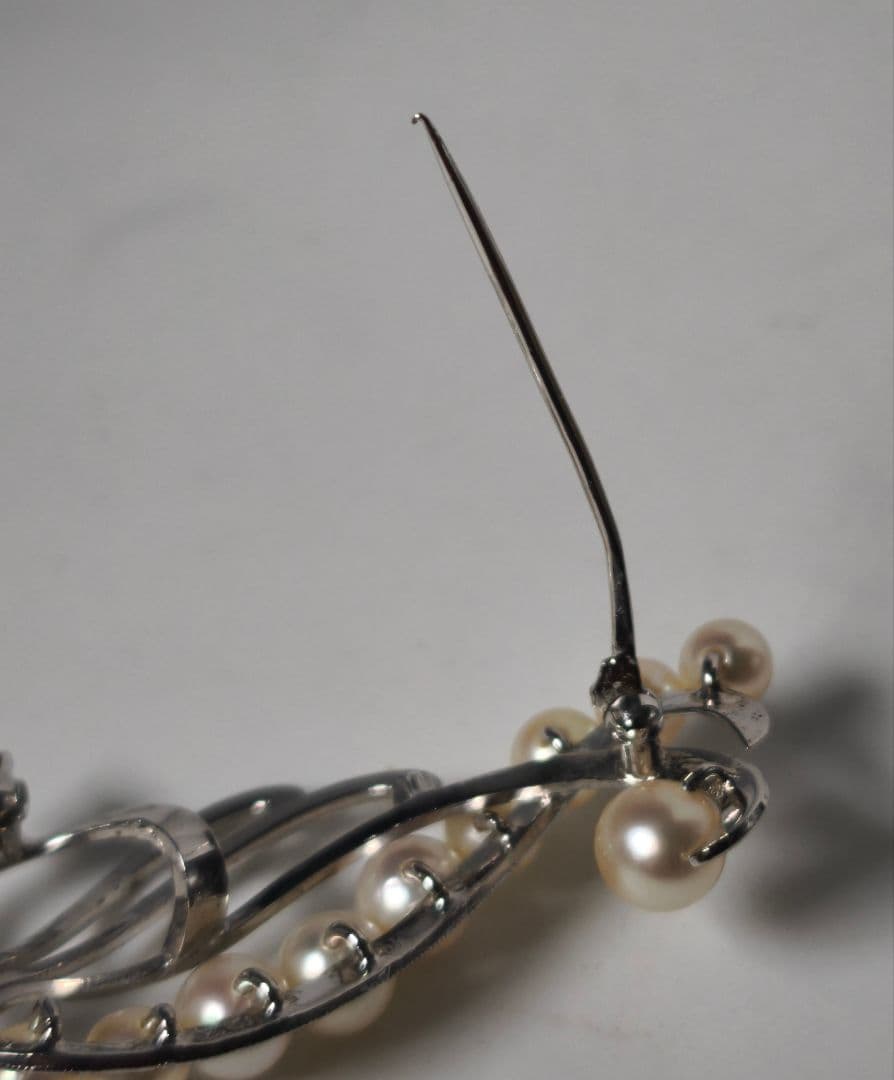 【美品 最高級!!】ミキモト ブローチ パール 本真珠 フォーマル 皇室御用達