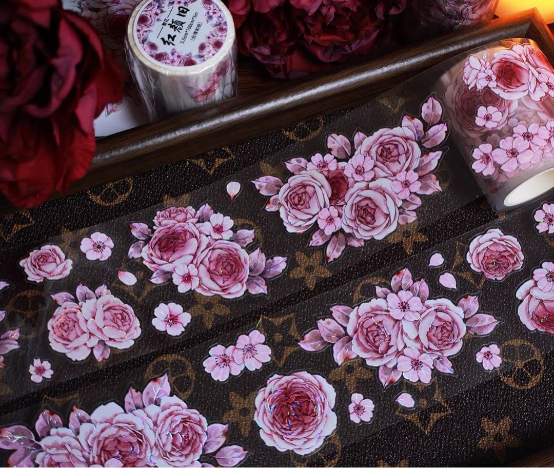 繁花文创《红颜旧》海外マスキングテープ　マステ 【2657】