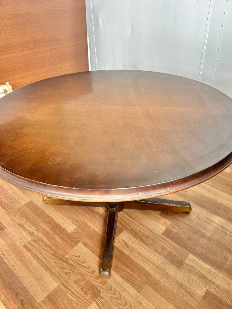 700 まさら様　円形　ダイニングテーブル 直径120cm レトロ　a