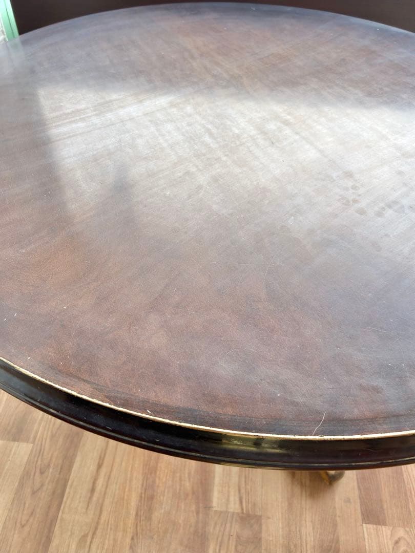 700 まさら様　円形　ダイニングテーブル 直径120cm レトロ　a