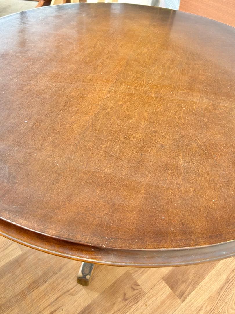 700 まさら様　円形　ダイニングテーブル 直径120cm レトロ　a