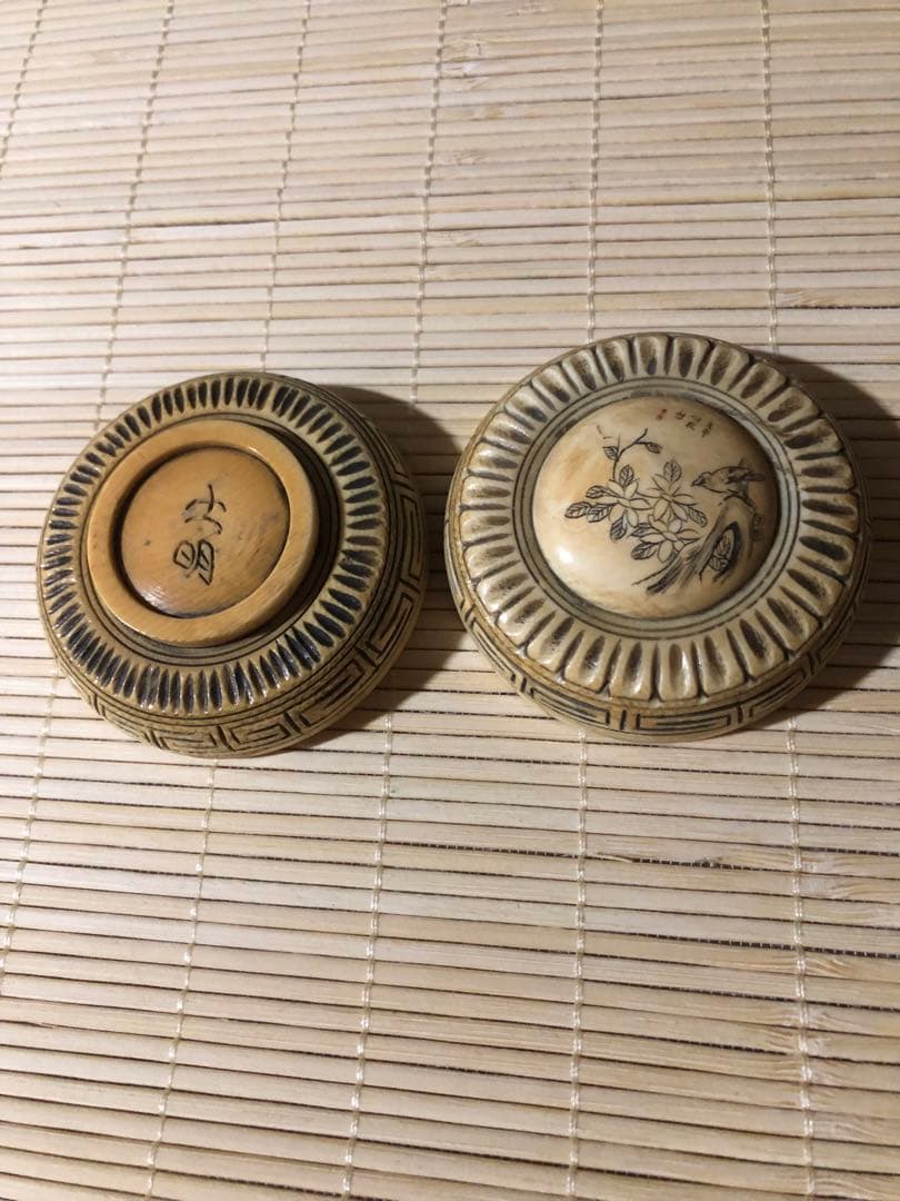 香盒子 天然素材 香具 賞物 古美術 収蔵品 彫刻品 香入れ