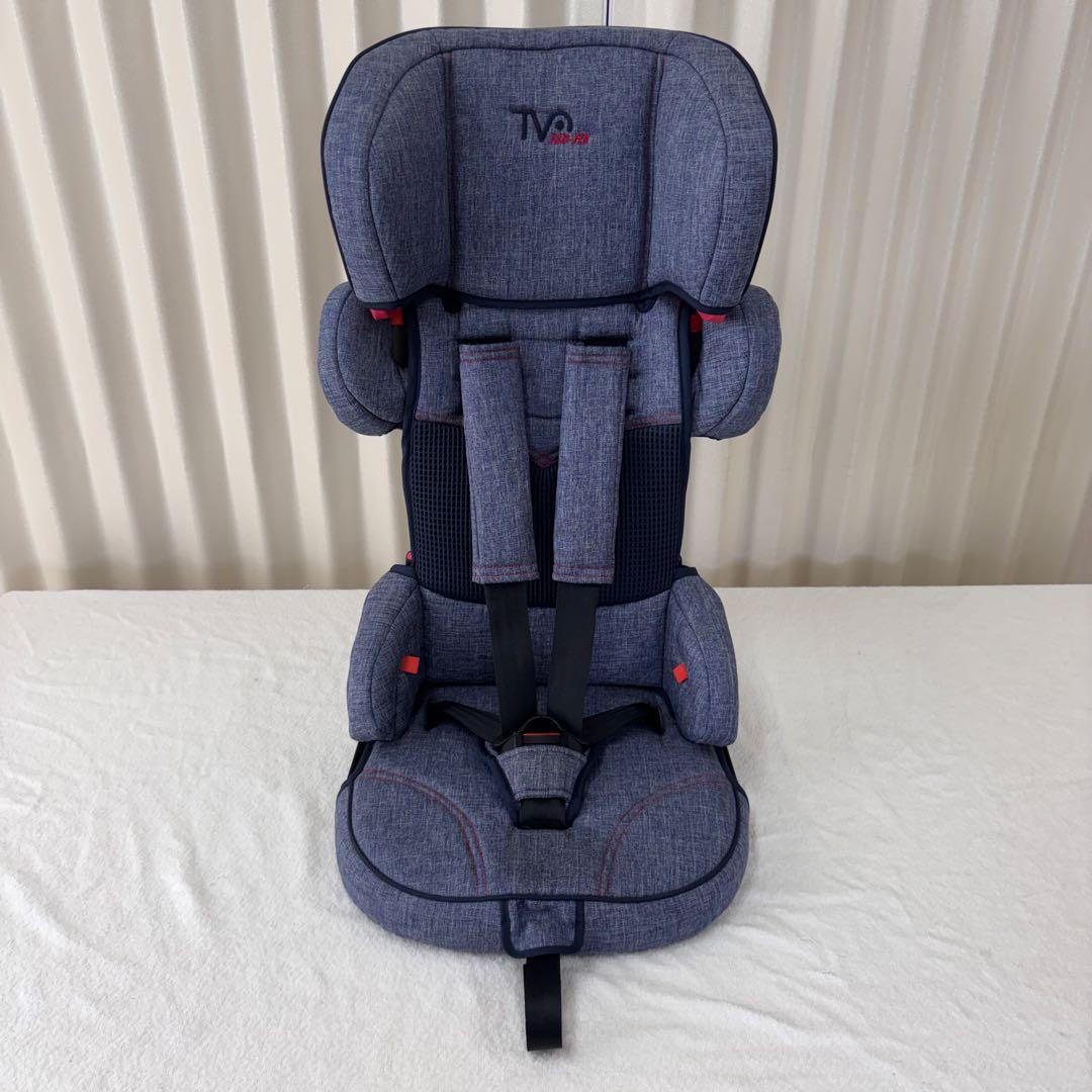 クリーニング済☆美品☆日本育児　トラベルベストEC　FIX　ISOFIX　デニム