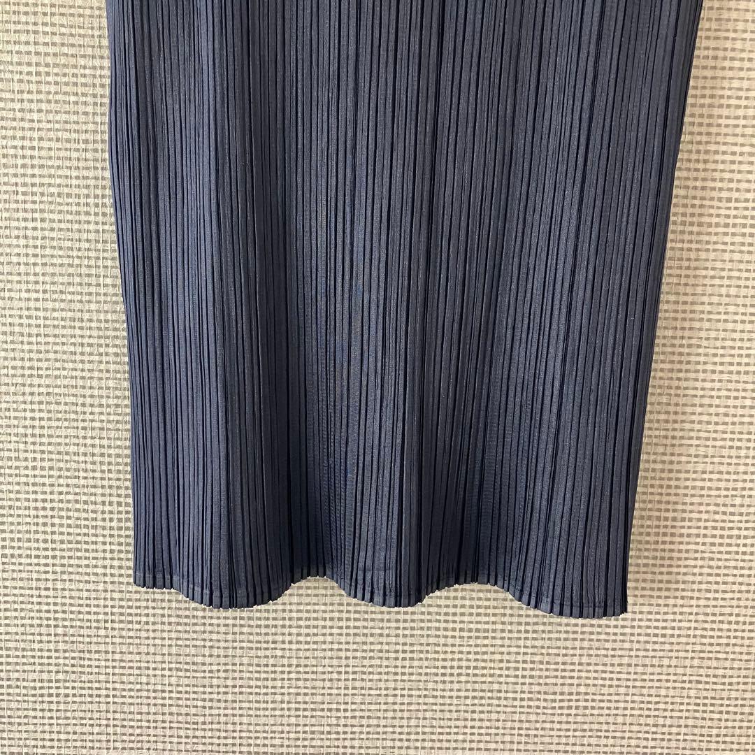 プリーツプリーズ　サイズ4 タンクトップ　ネイビー