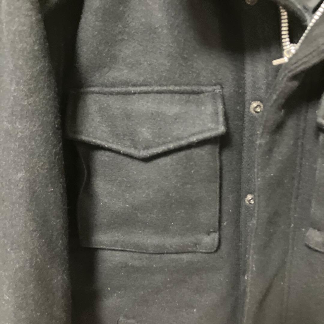 00s OLD STUSSY ミリタリー ウールコート ハーフコートM65 S